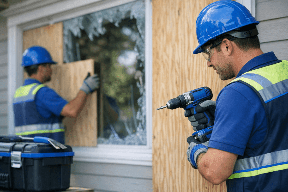 Boarding Up service by Berwyn Locksmiths